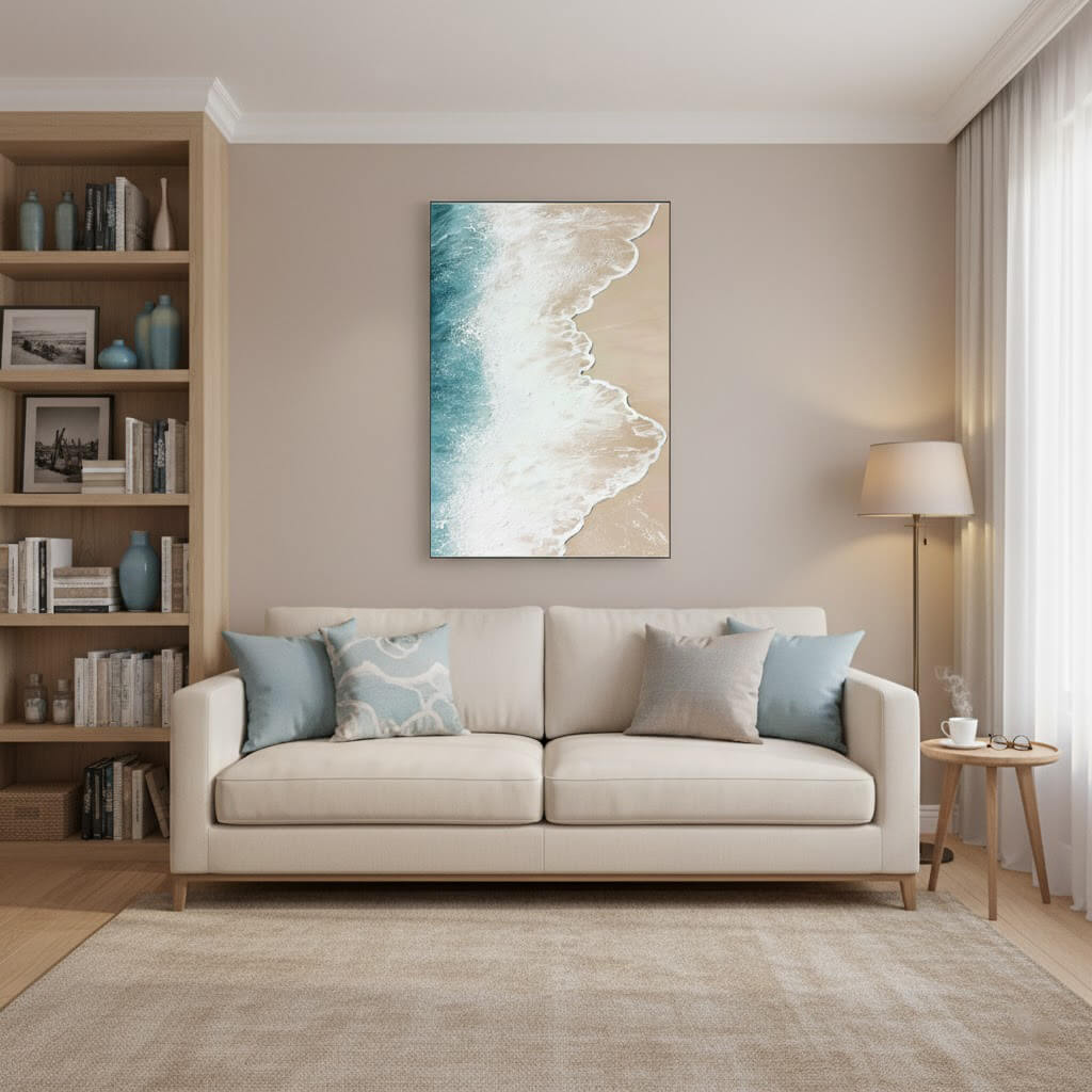 Ocean Wave Art #HJV013