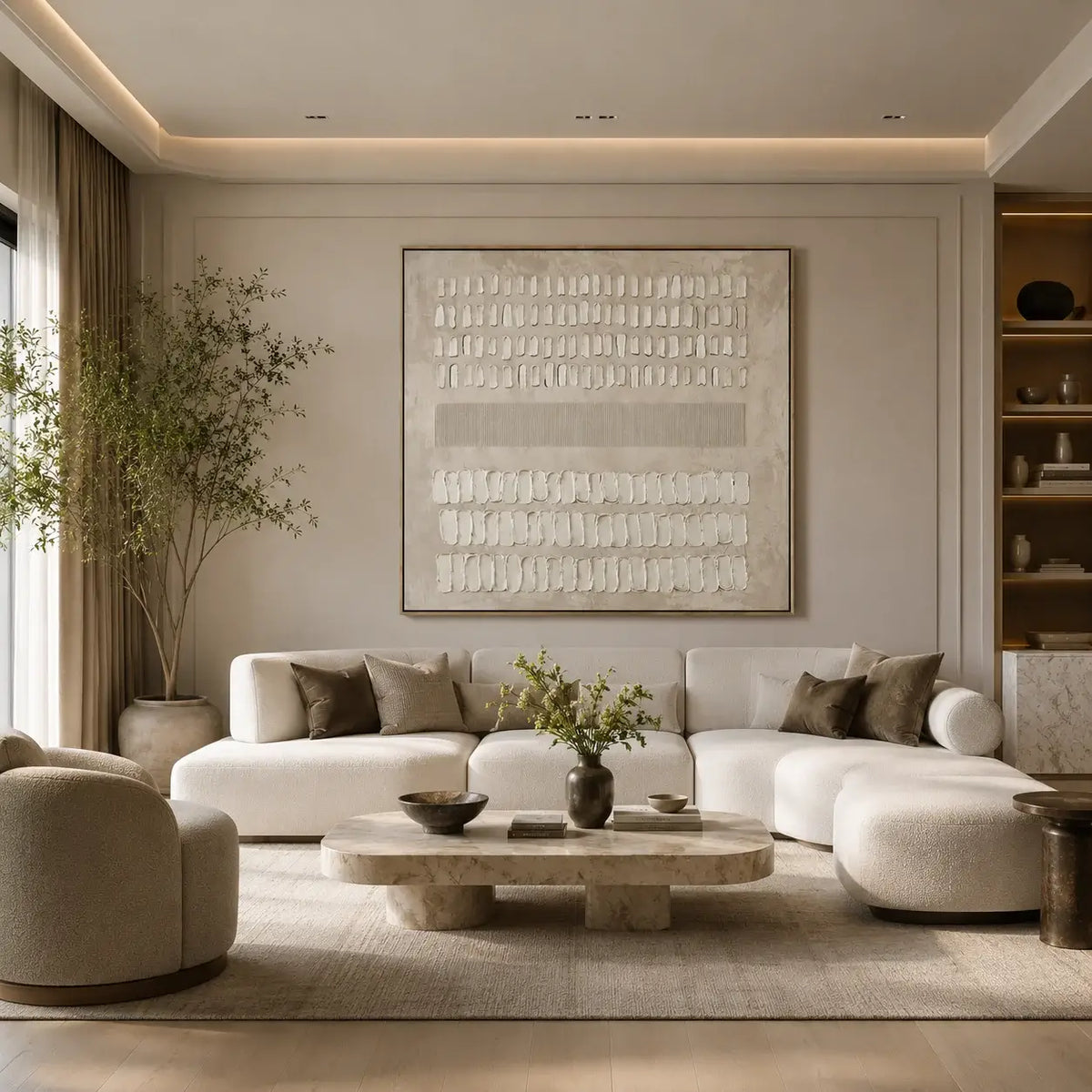 Alabaster Marks Wabi Sabi Wall Art