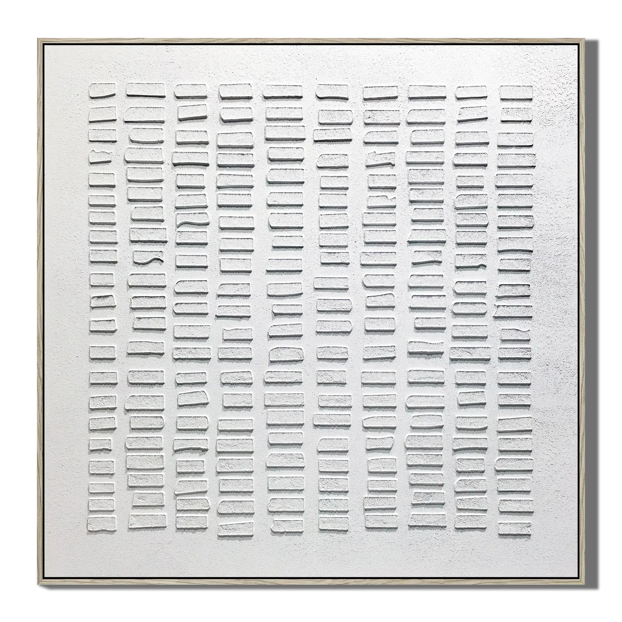 Lvory Embossed Forms Wabi Sabi Art