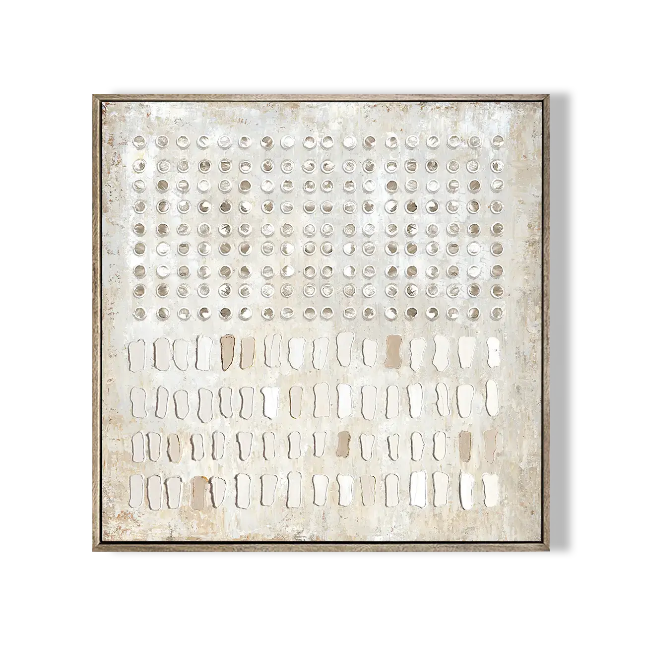 Soft Bar Matrix Wabi Sabi Wall Art