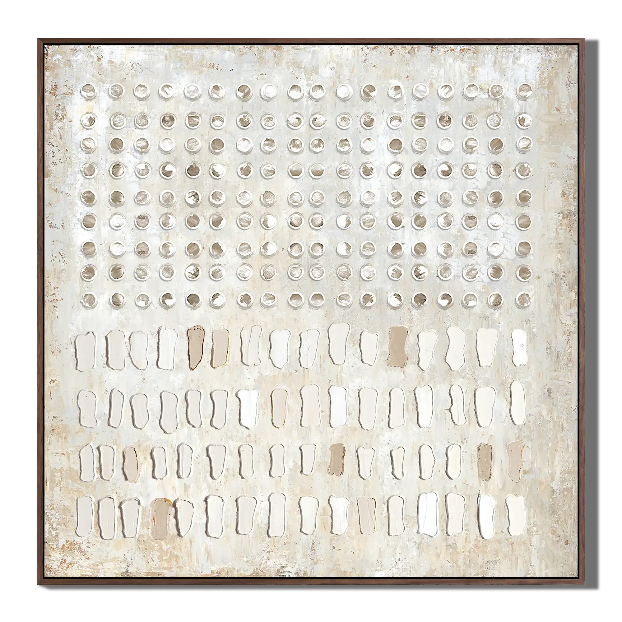 Soft Bar Matrix Wabi Sabi Wall Art
