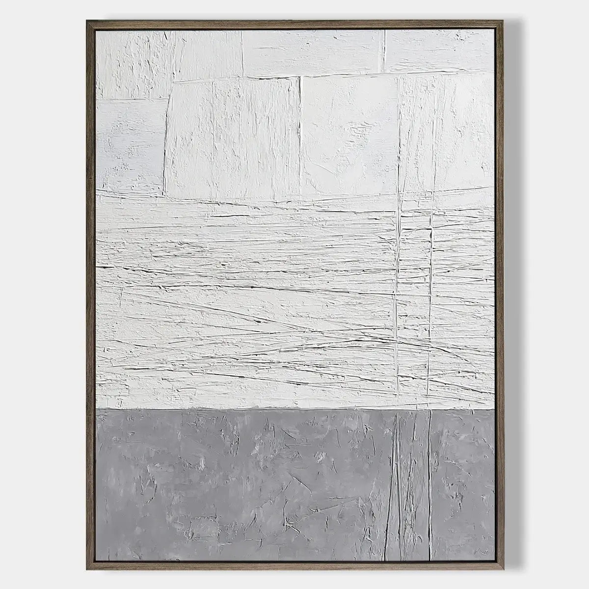 Minimalist Textured Abstract Canvas #JLV001