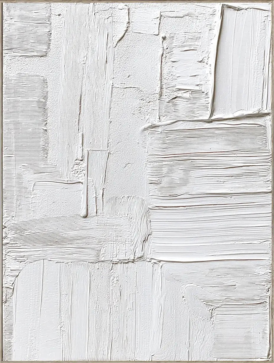 Minimalist Textured Abstract Canvas #JLV006