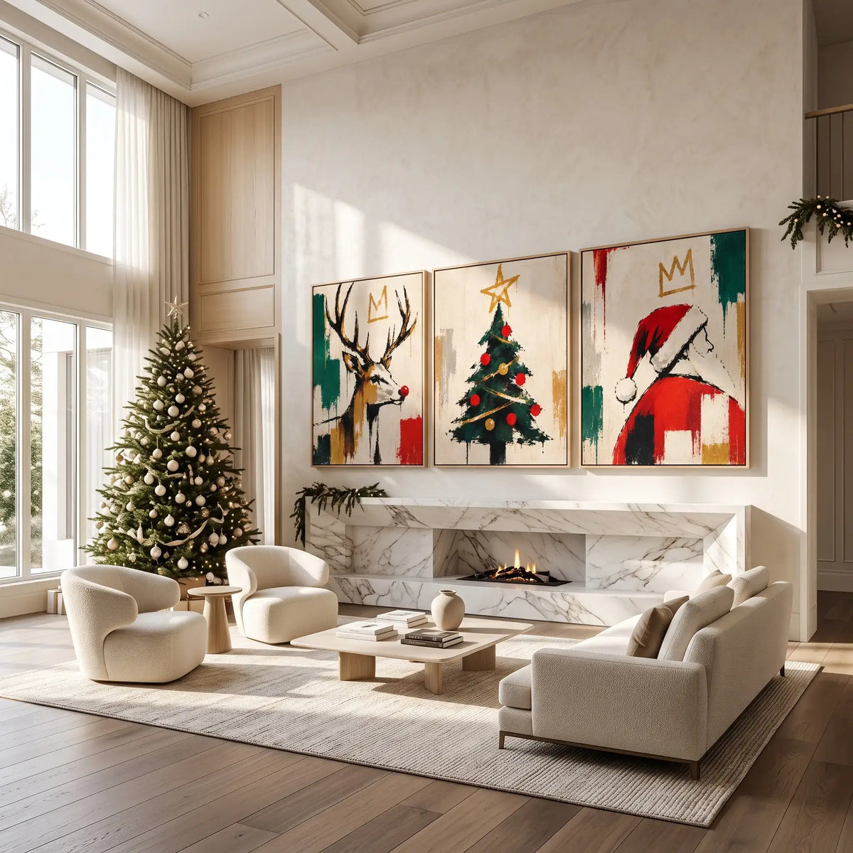 Urban Holiday Tale Triptych