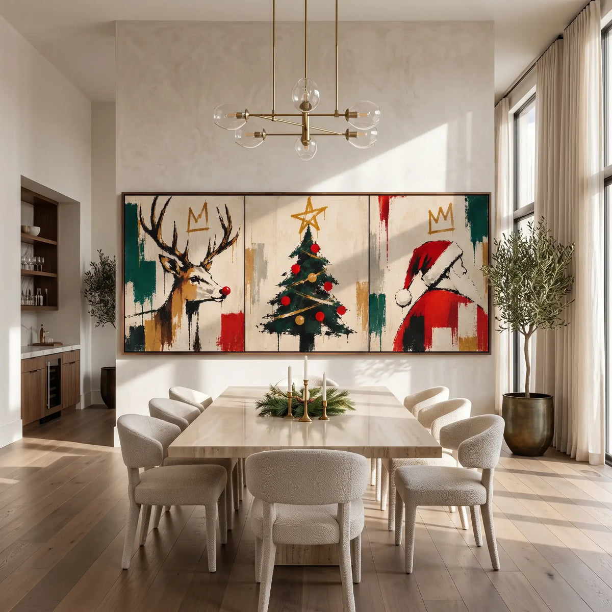 Urban Holiday Tale Triptych