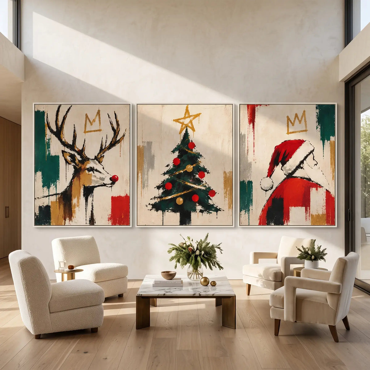 Urban Holiday Tale Triptych