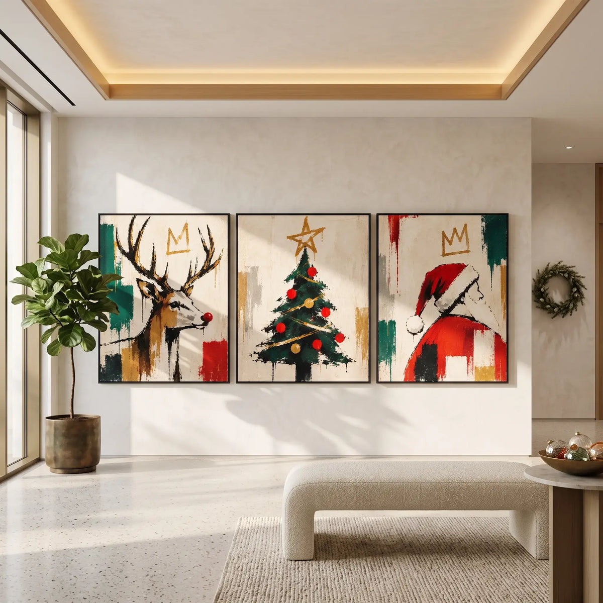 Urban Holiday Tale Triptych