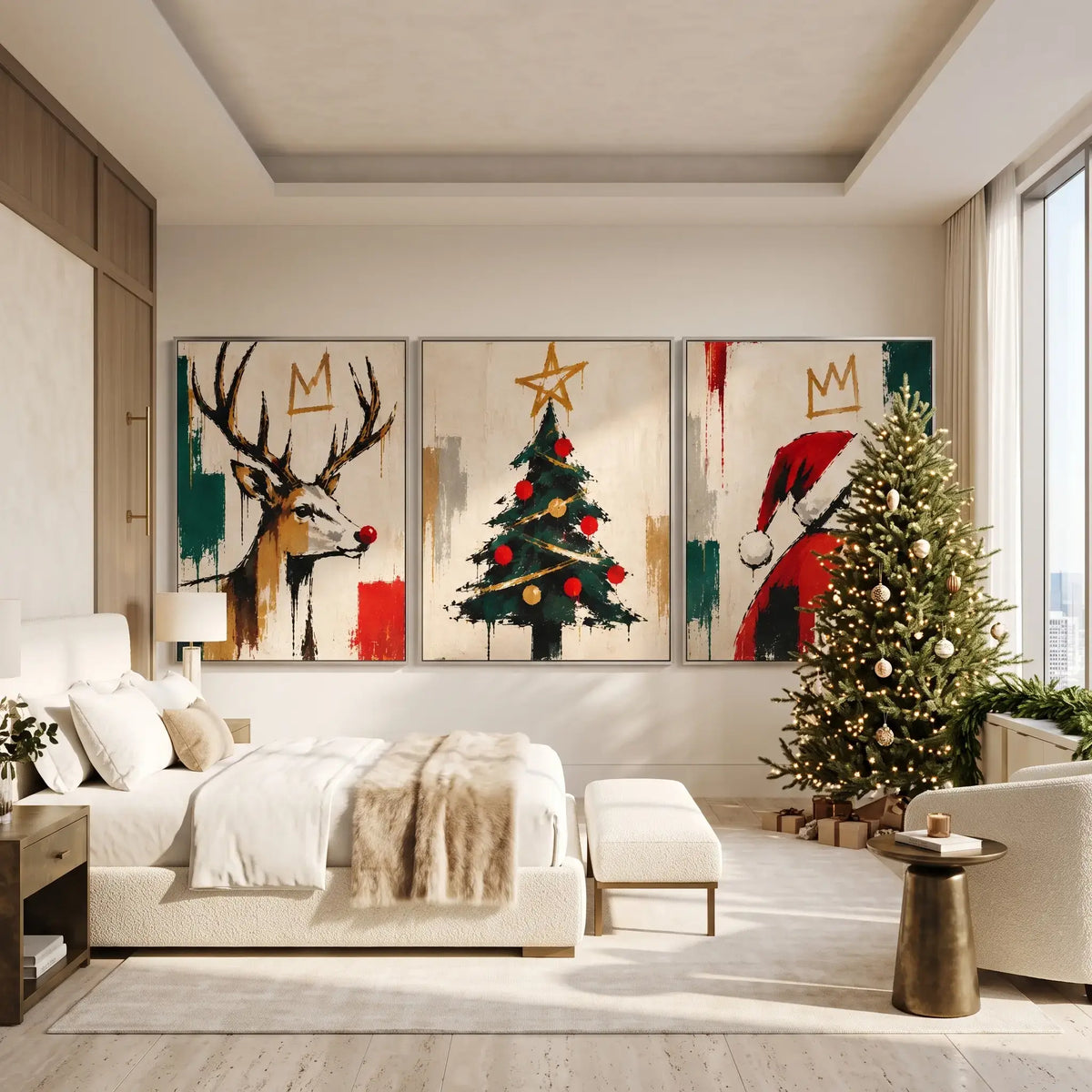 Urban Holiday Tale Triptych