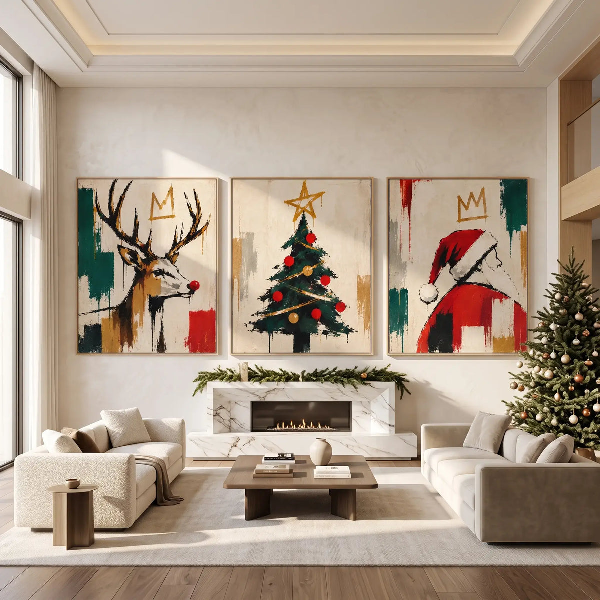 Urban Holiday Tale Triptych