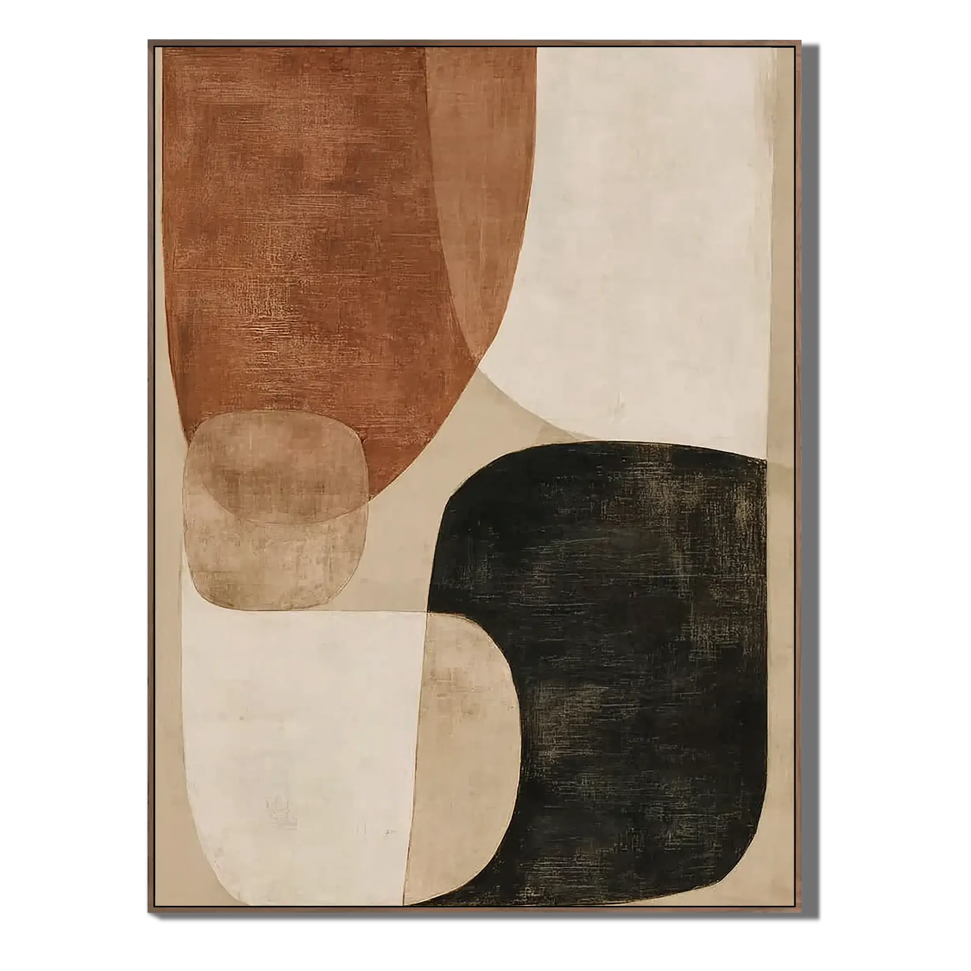 Geometric Earth Tone Art