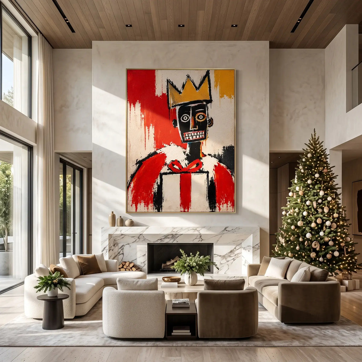 Crown & Gift Neo-Expressionist