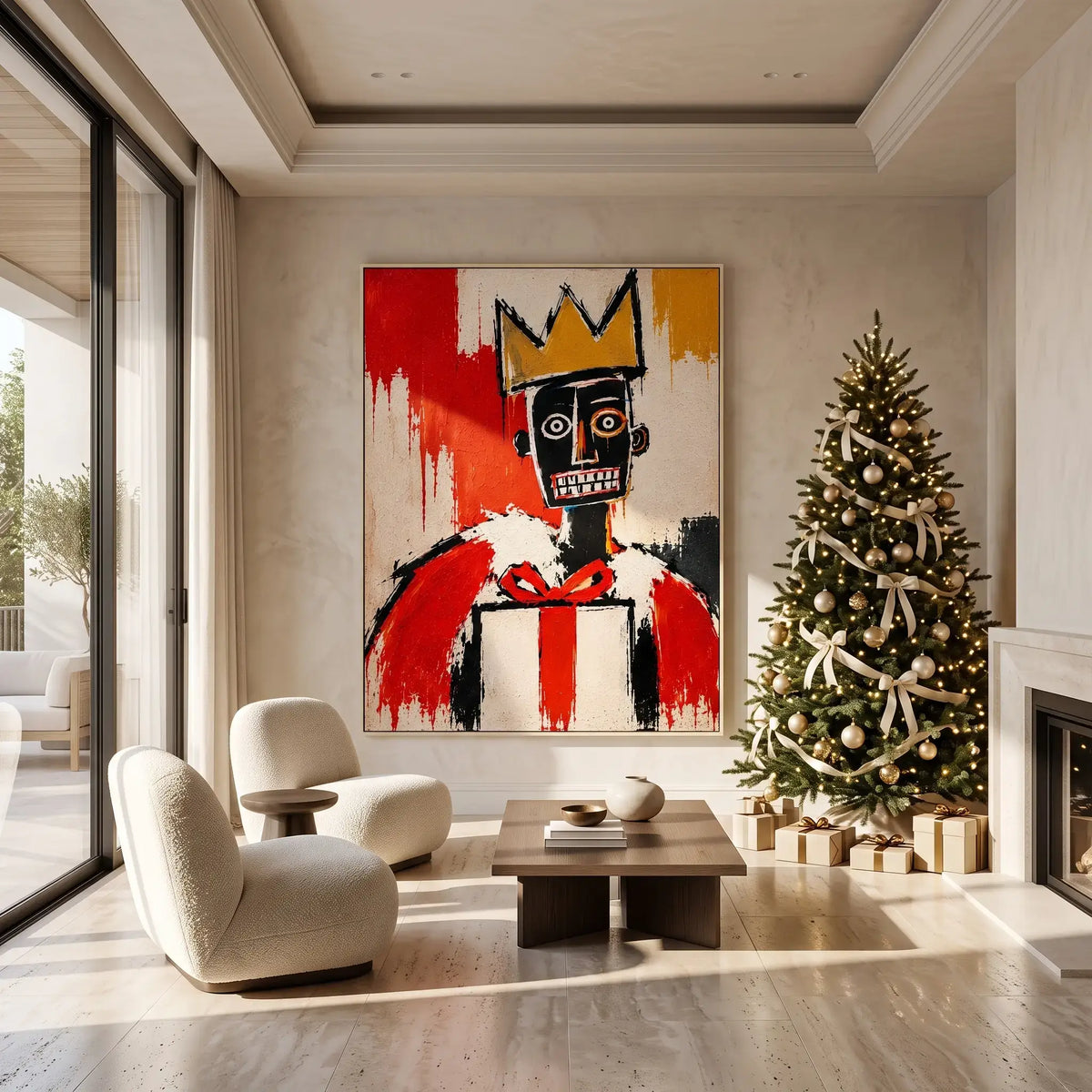 Crown & Gift Neo-Expressionist