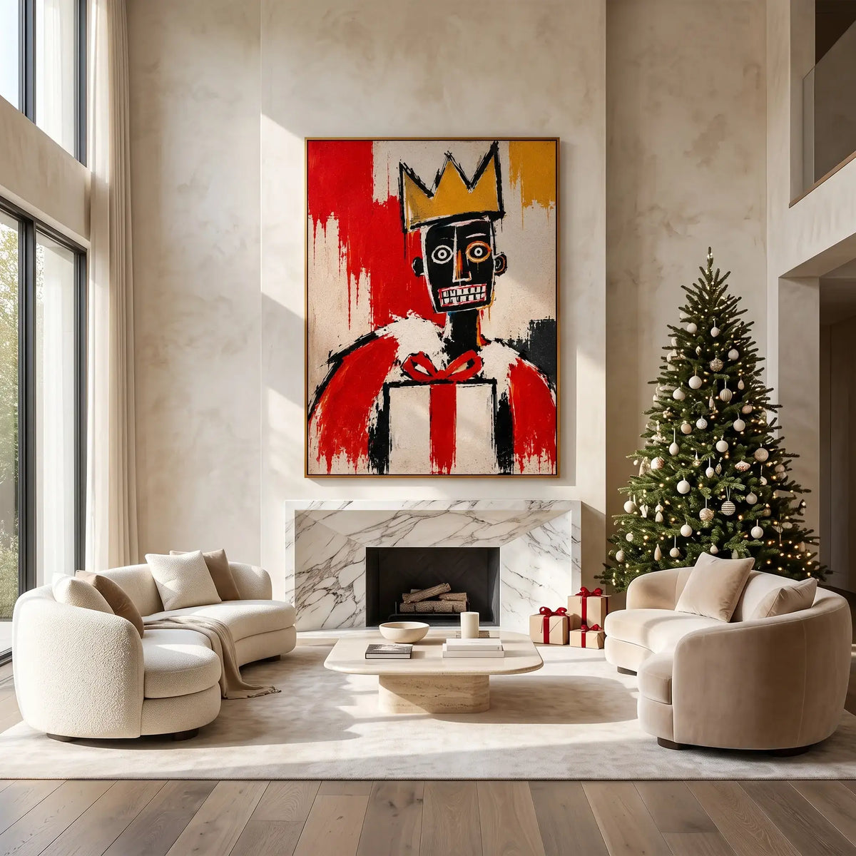Crown & Gift Neo-Expressionist