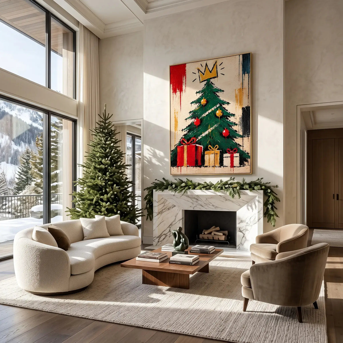 Urban Crown Christmas Tree Art