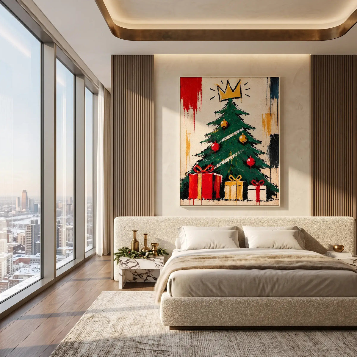 Urban Crown Christmas Tree Art