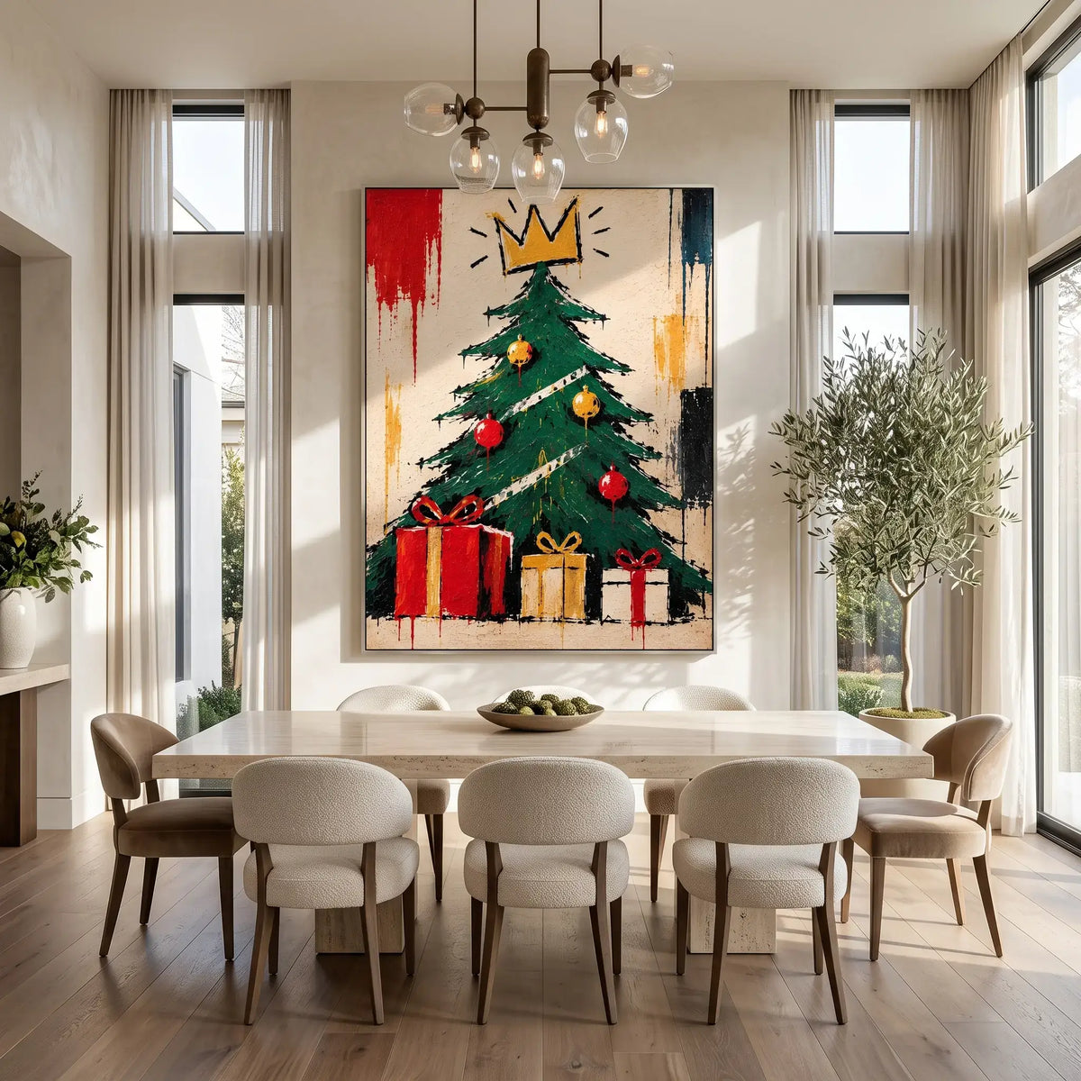 Urban Crown Christmas Tree Art