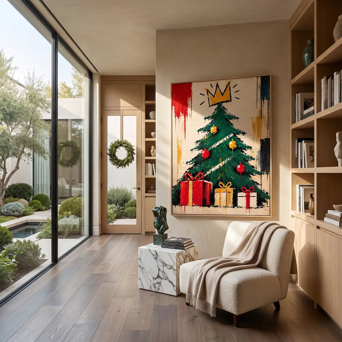 Urban Crown Christmas Tree Art