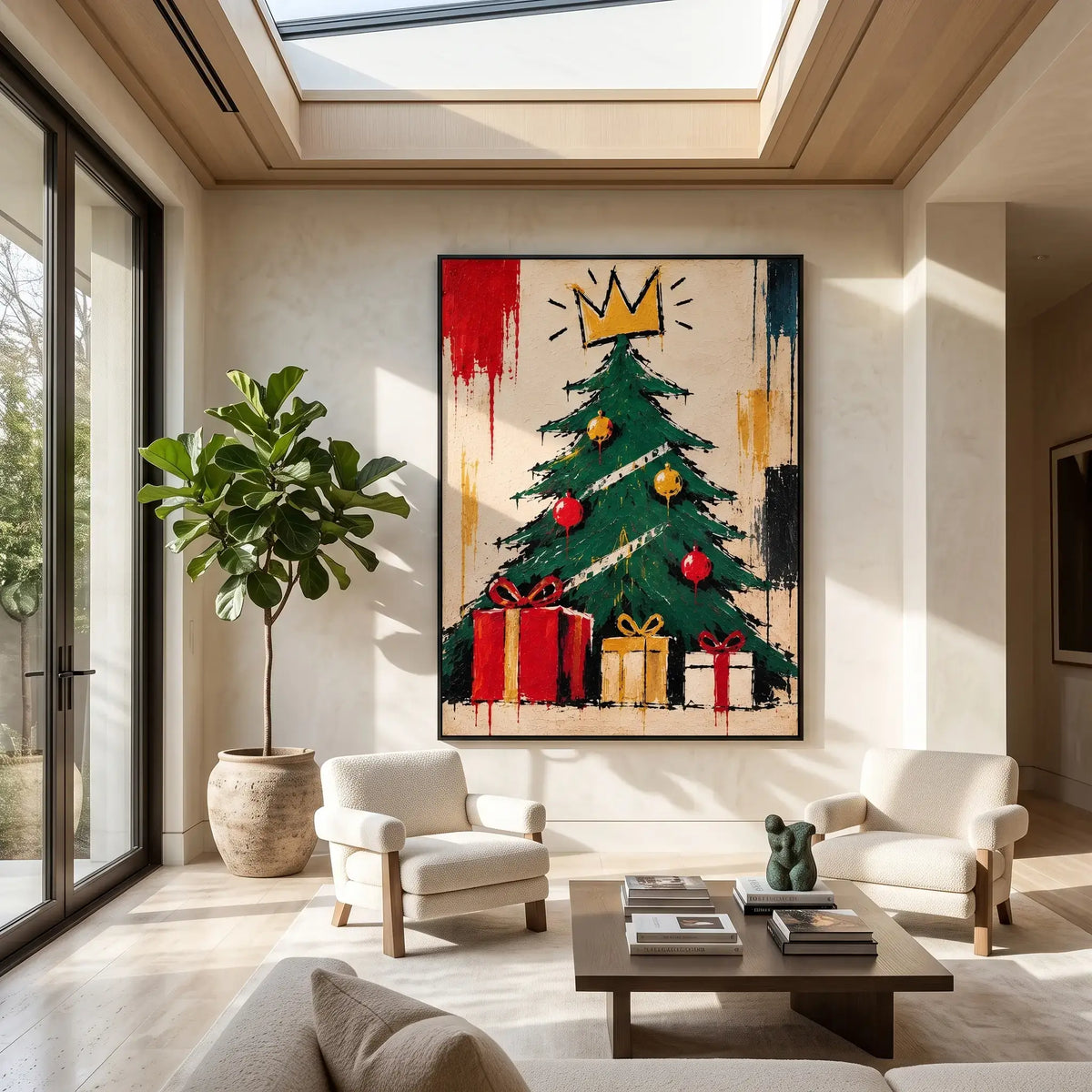 Urban Crown Christmas Tree Art