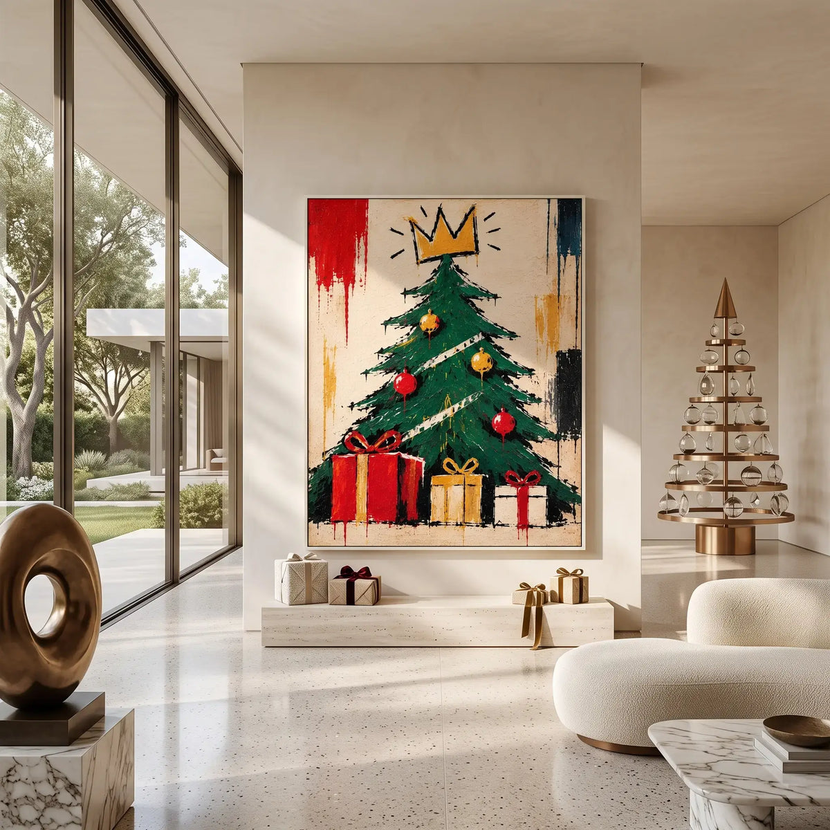 Urban Crown Christmas Tree Art