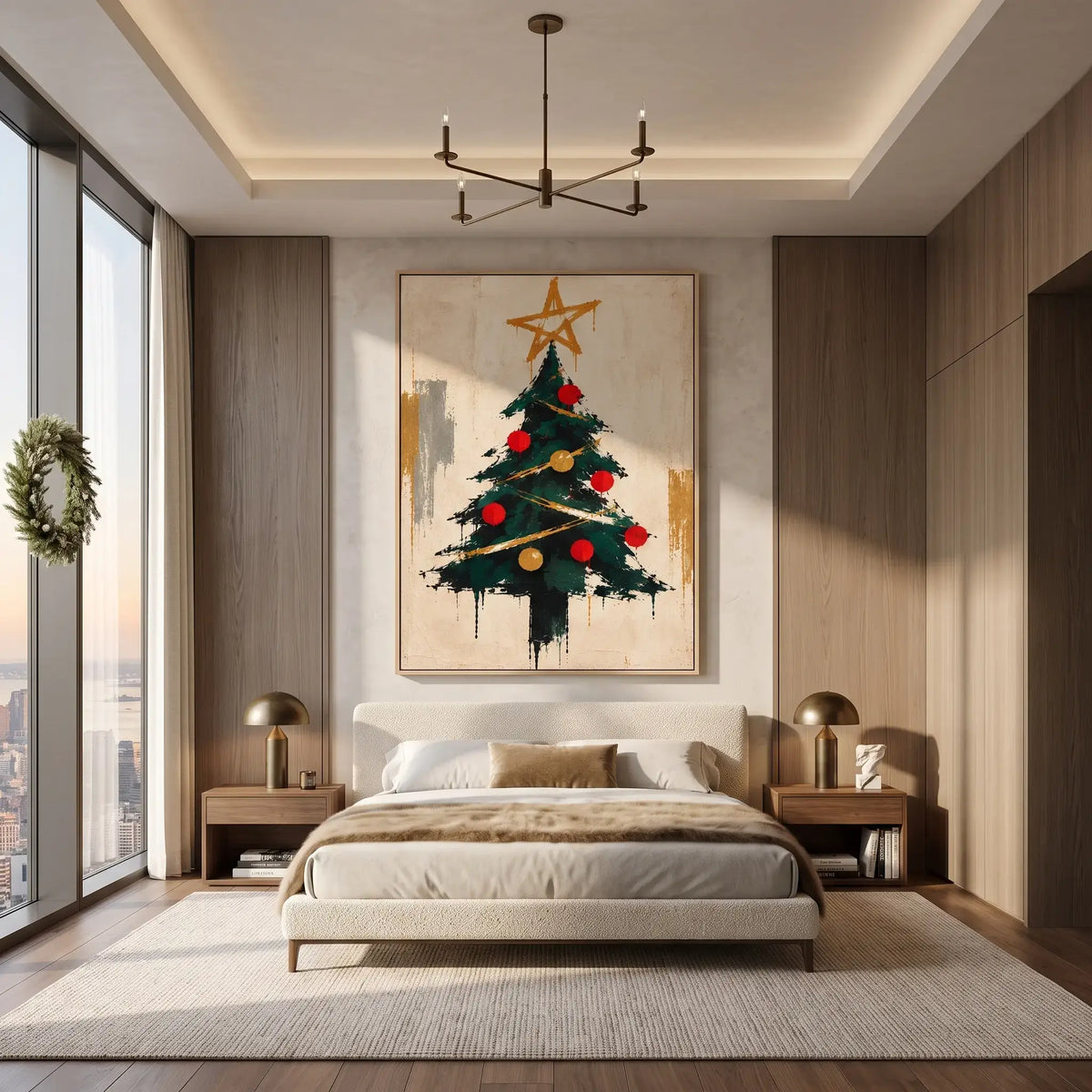Expressive Holiday Star Tree