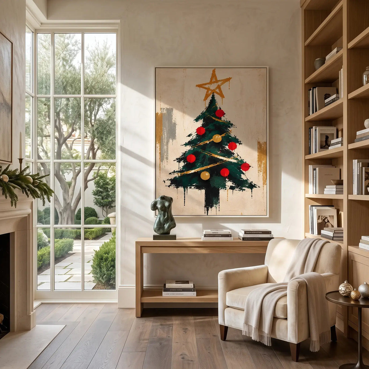 Expressive Holiday Star Tree