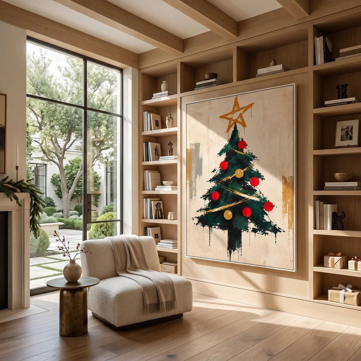 Expressive Holiday Star Tree