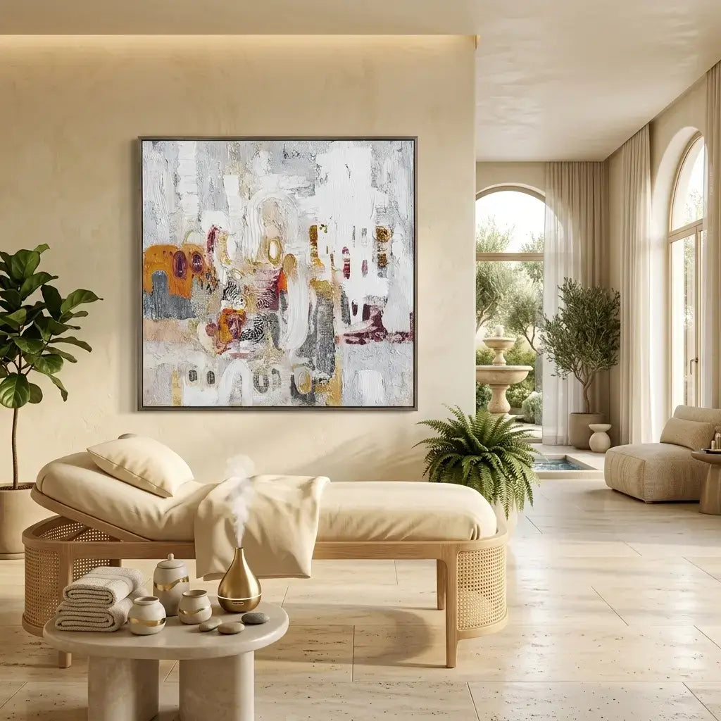 Gilded Arches Abstract Wall Art