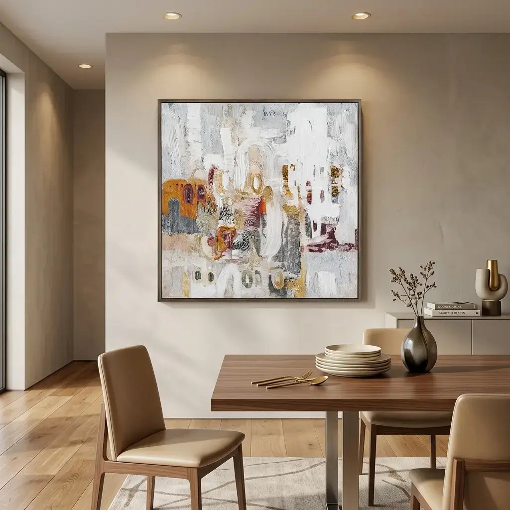 Gilded Arches Abstract Wall Art