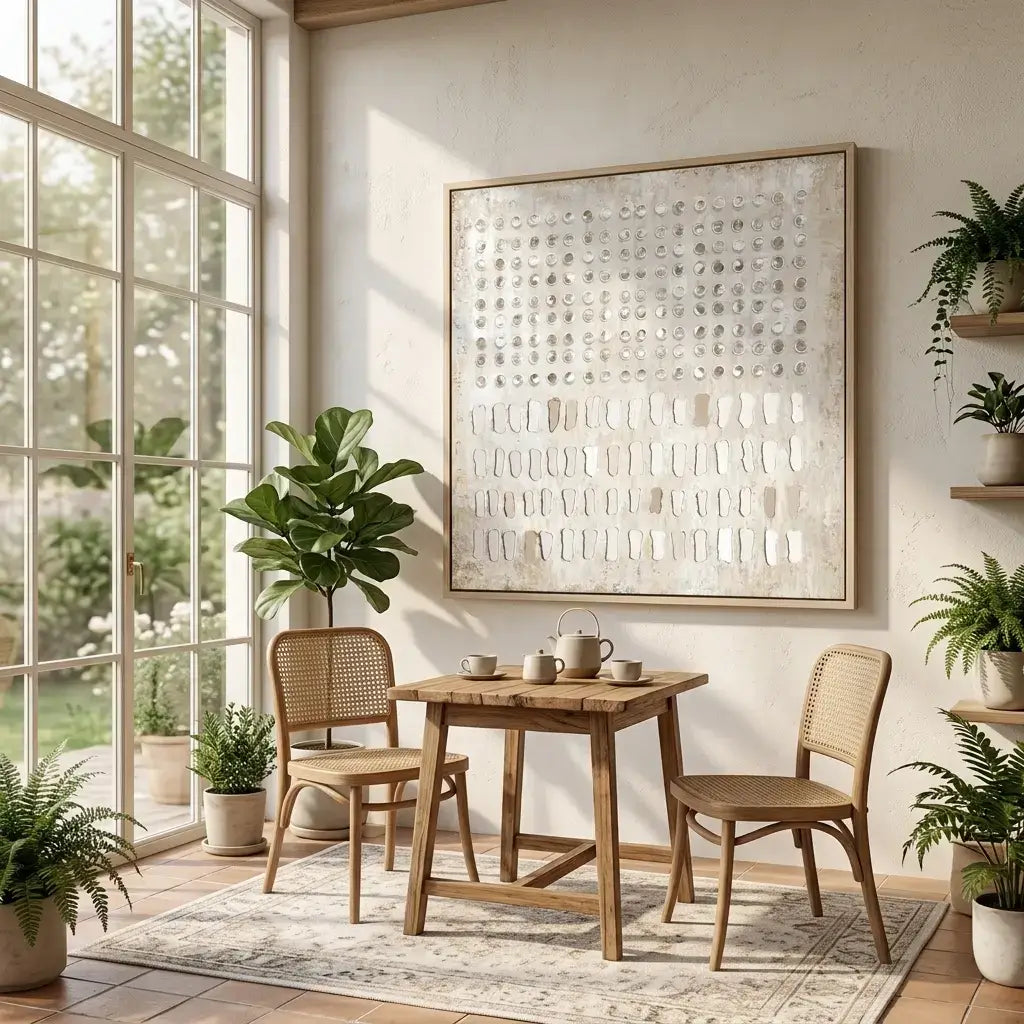 Soft Bar Matrix Wabi Sabi Wall Art