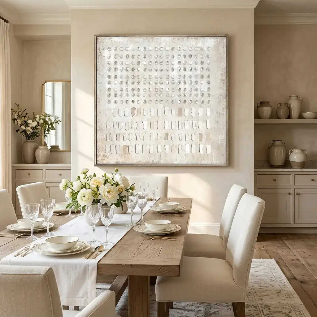 Soft Bar Matrix Wabi Sabi Wall Art
