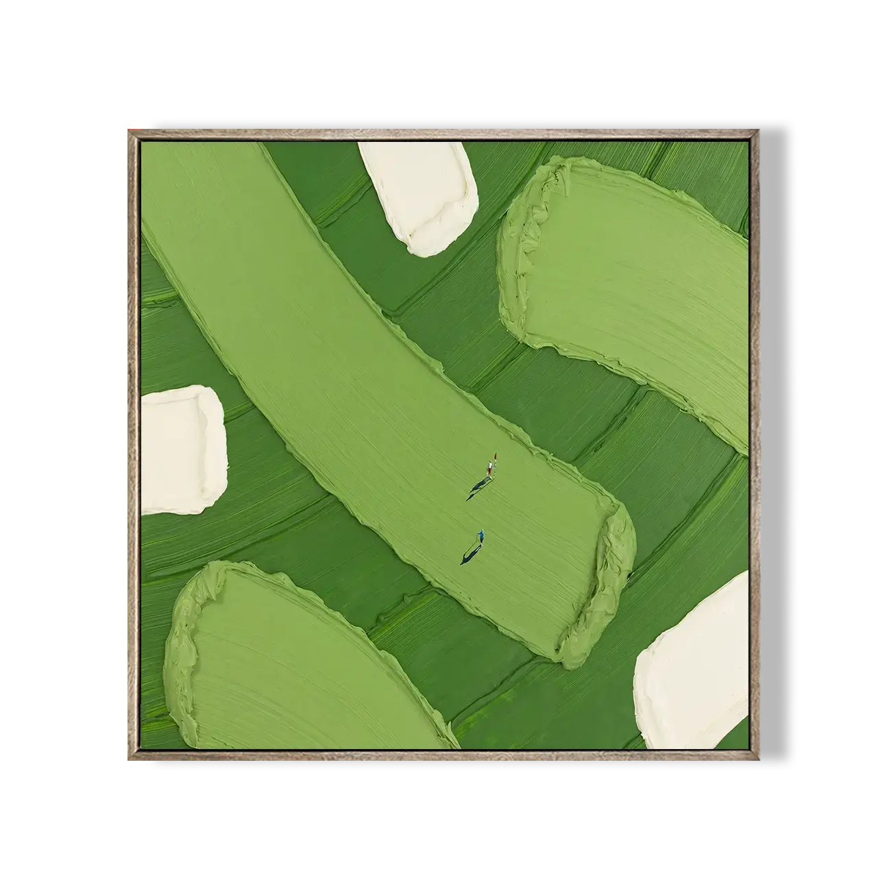 Textured Abstract Field Painting