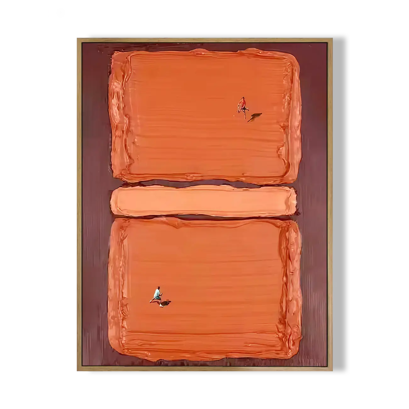 Textured Minimalist Clay Court