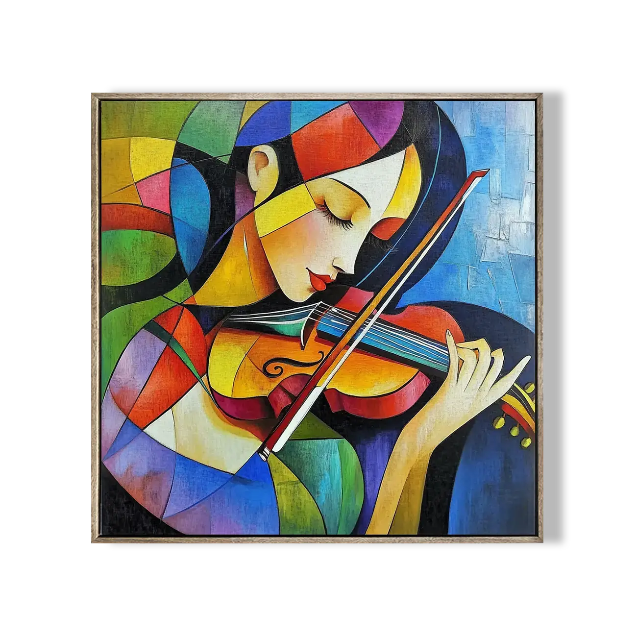Girl Playing Cello Wall Art #ZRS001