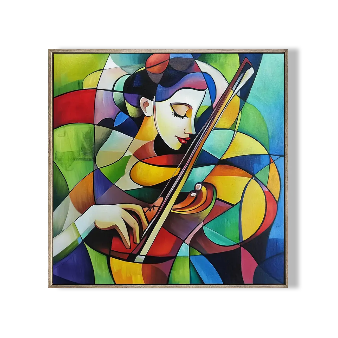 Girl Playing Cello Wall Art #ZRS002