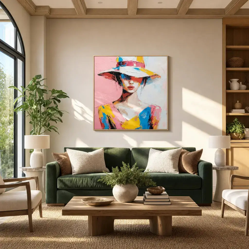 Brimmed Hues Portrait Wall Art