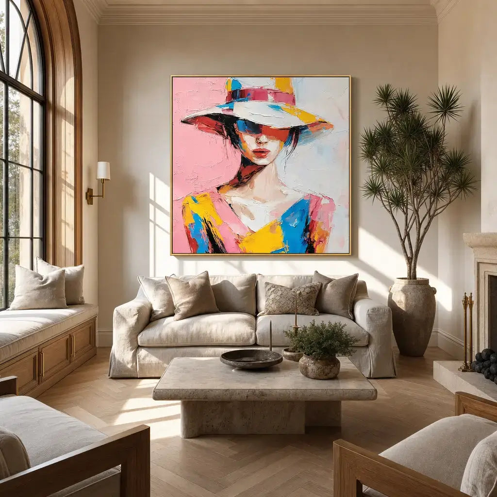 Brimmed Hues Portrait Wall Art