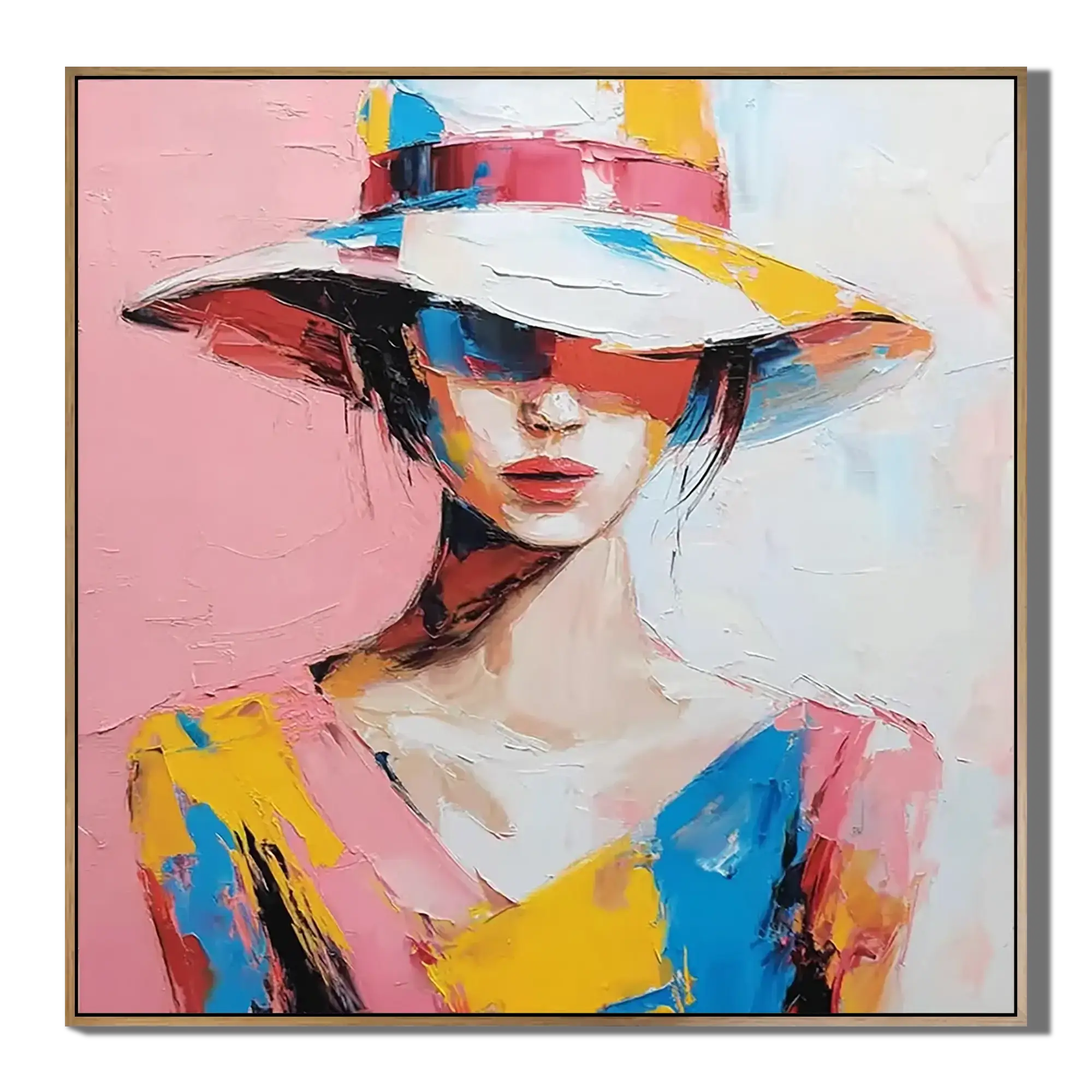 Brimmed Hues Portrait Wall Art