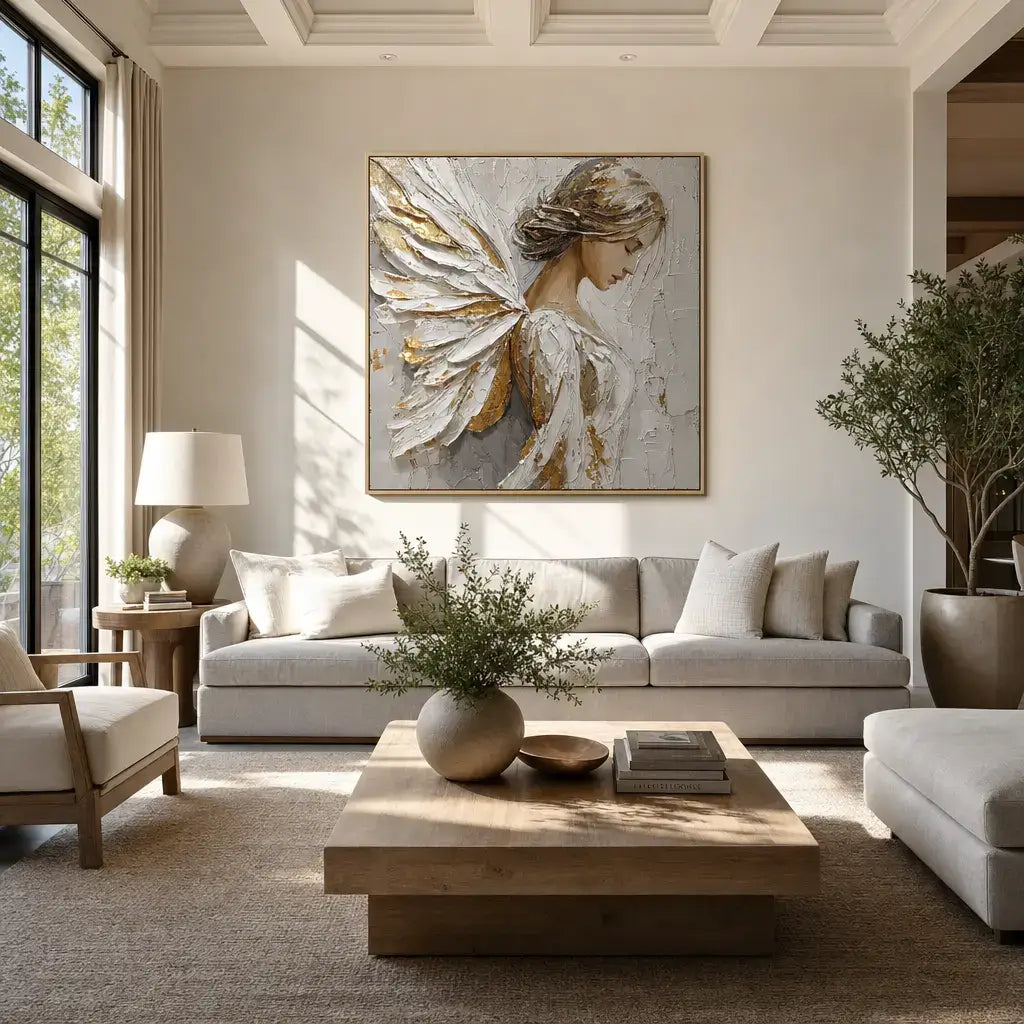 Gilded Wings Portrait Wall Art