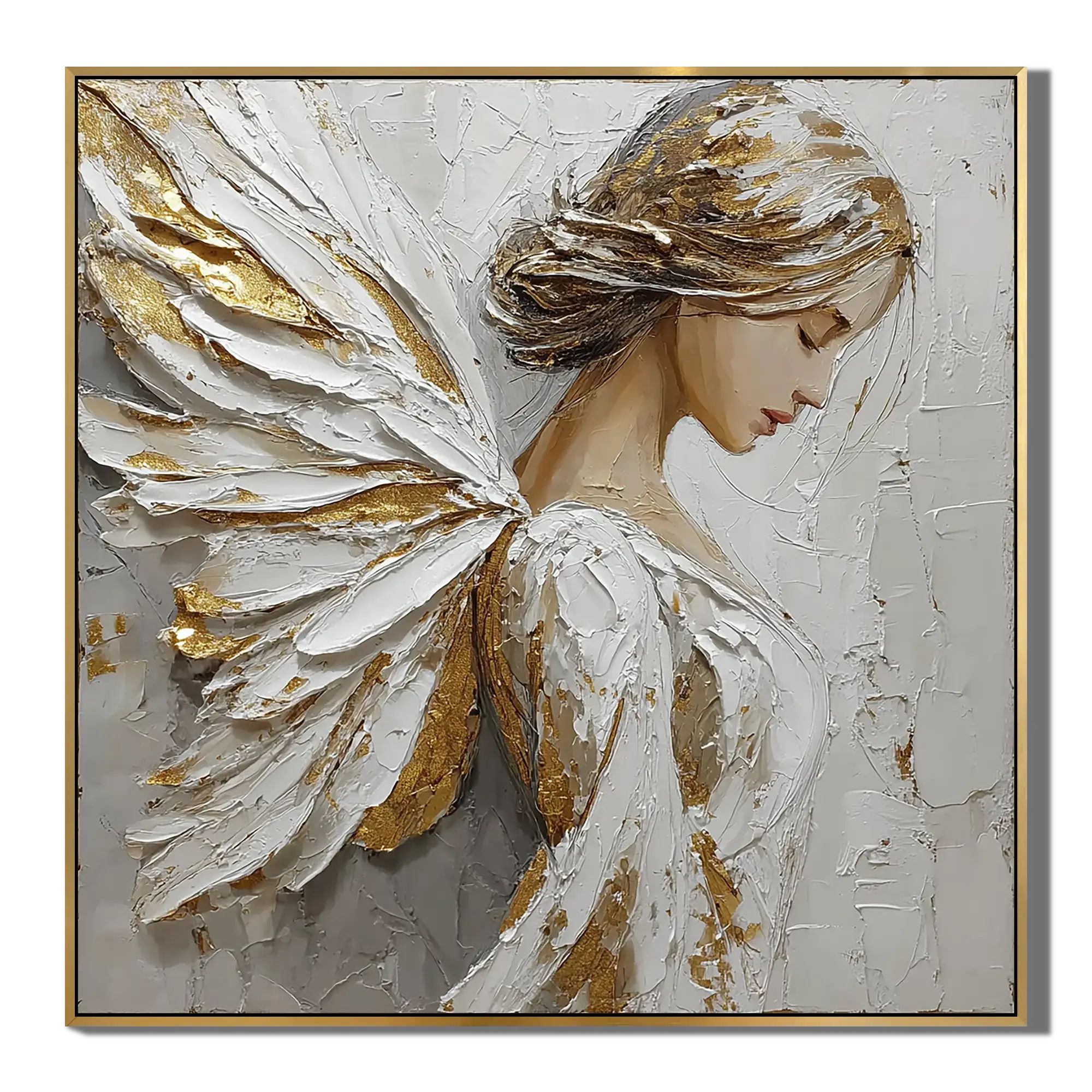 Gilded Wings Portrait Wall Art