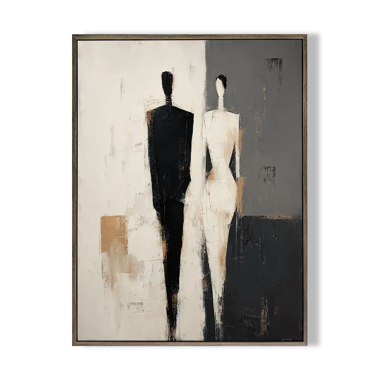 Minimalist Figure Painting #ZRV007