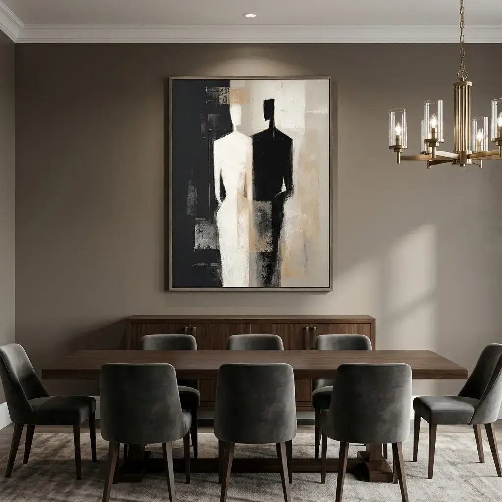 Dual Presences Portrait Wall Art