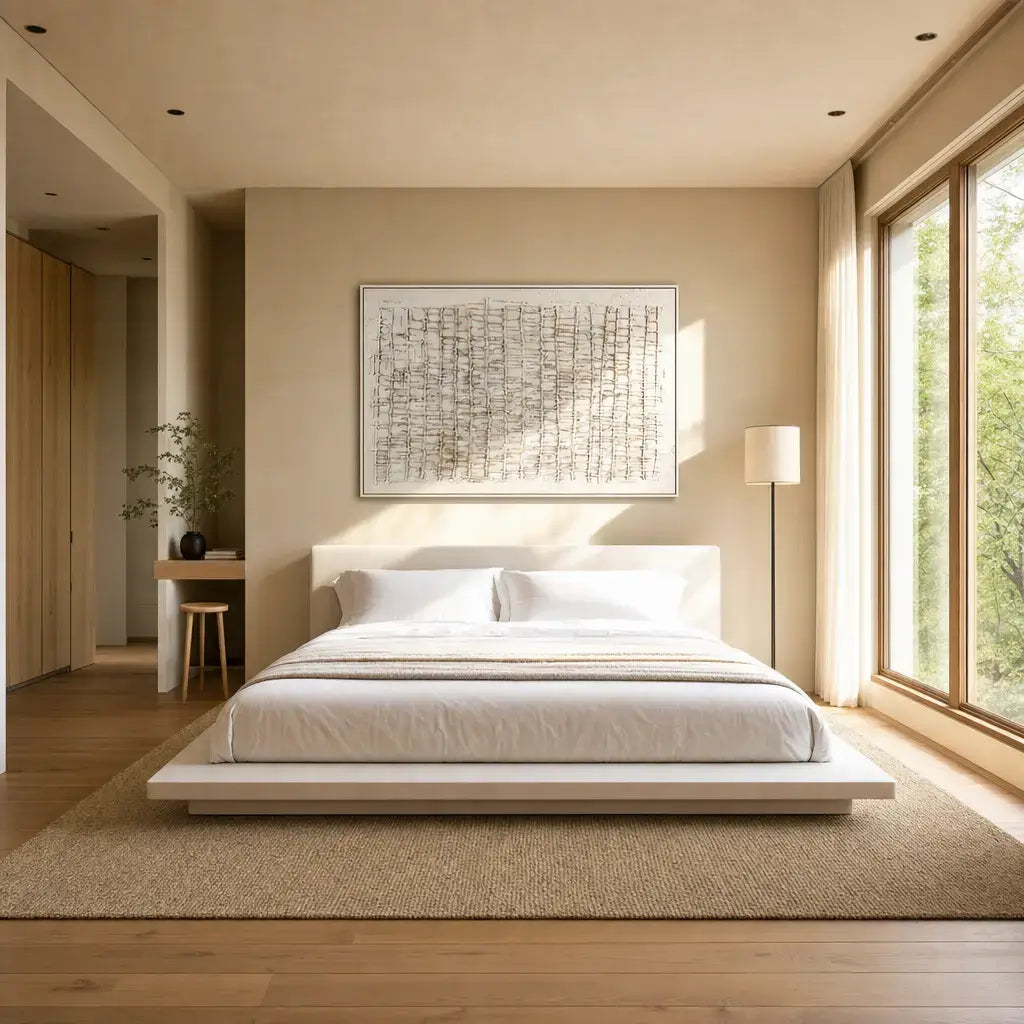 Gilded Lattice Wabi Sabi Wall Art
