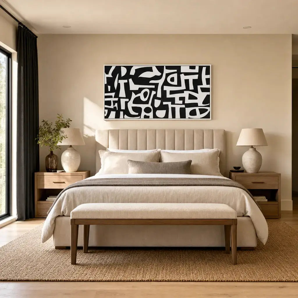 Flowing Interlock Wabi Sabi Painting