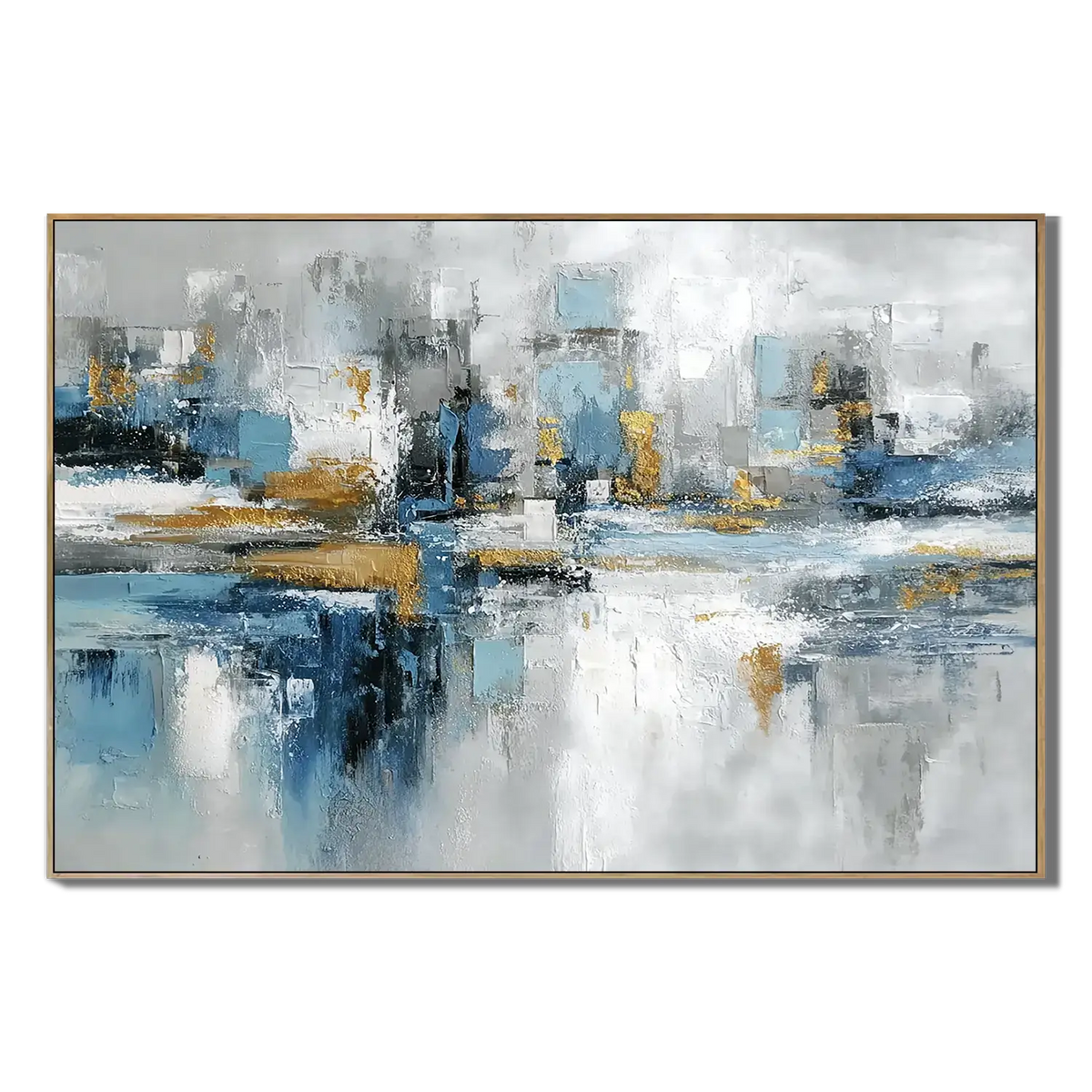 Gilded City Echo Abstract Wall Art