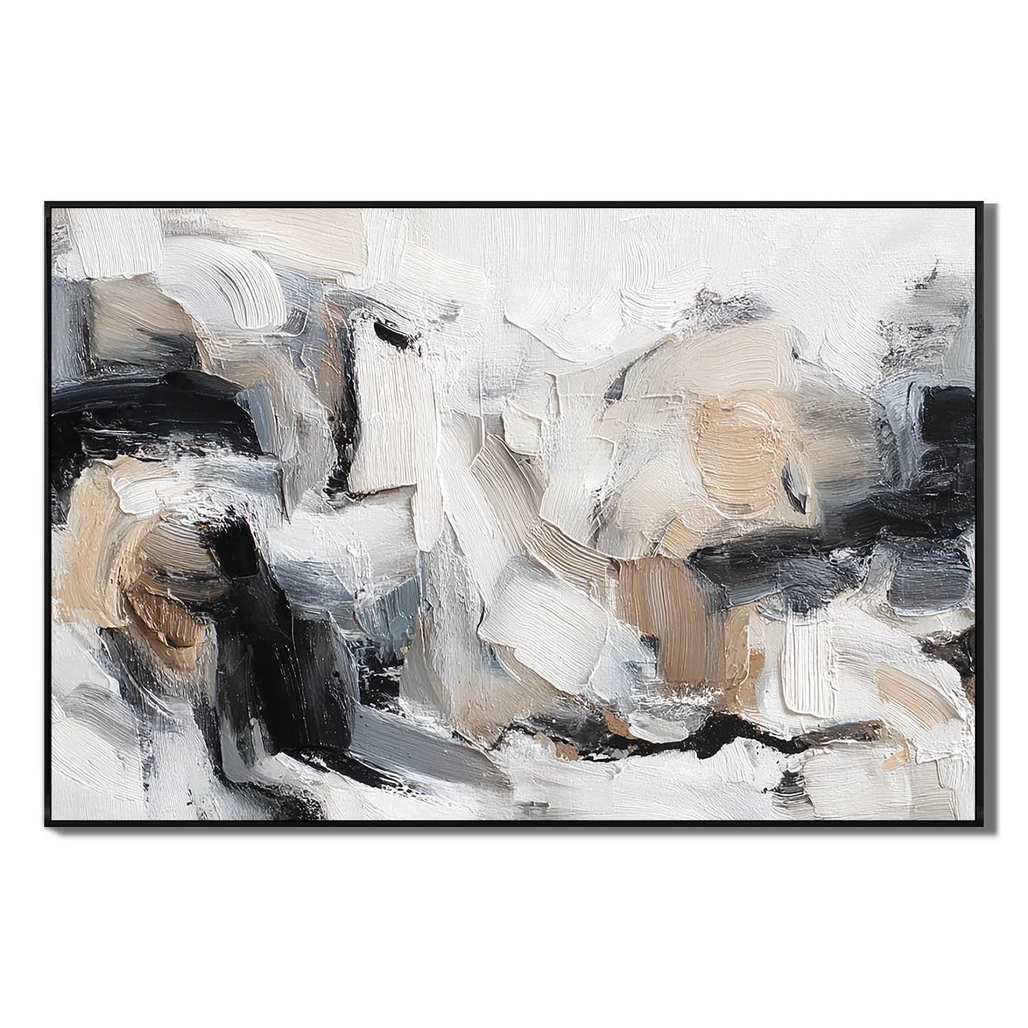 Neutral Tone Heavy Texture Expression