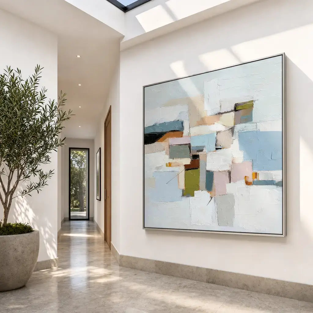 City Blocks Abstract Wall Art