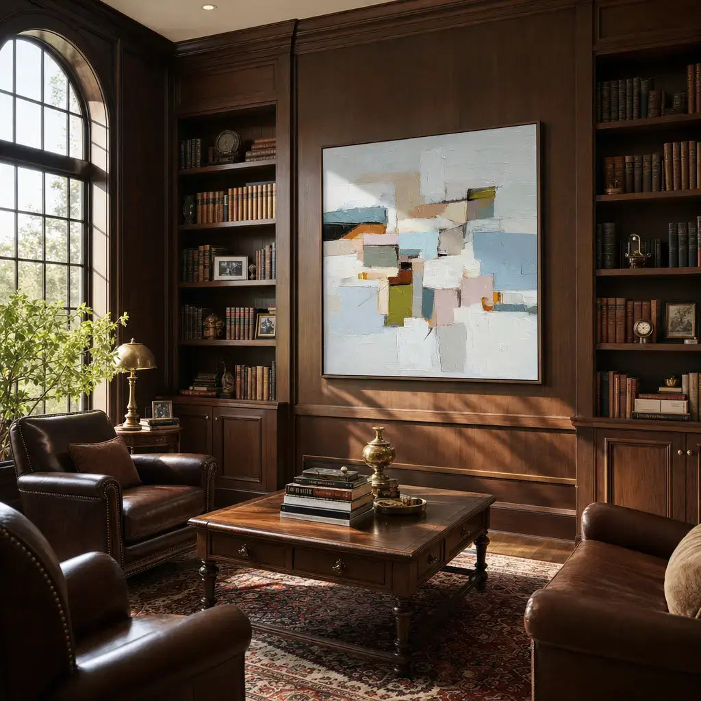 City Blocks Abstract Wall Art