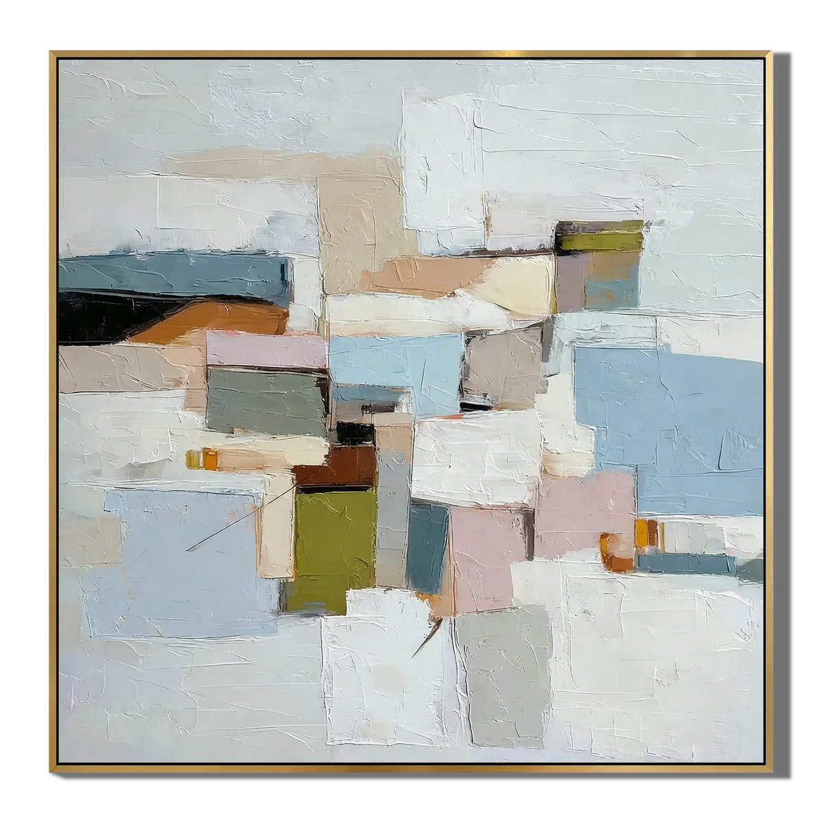 City Blocks Abstract Wall Art