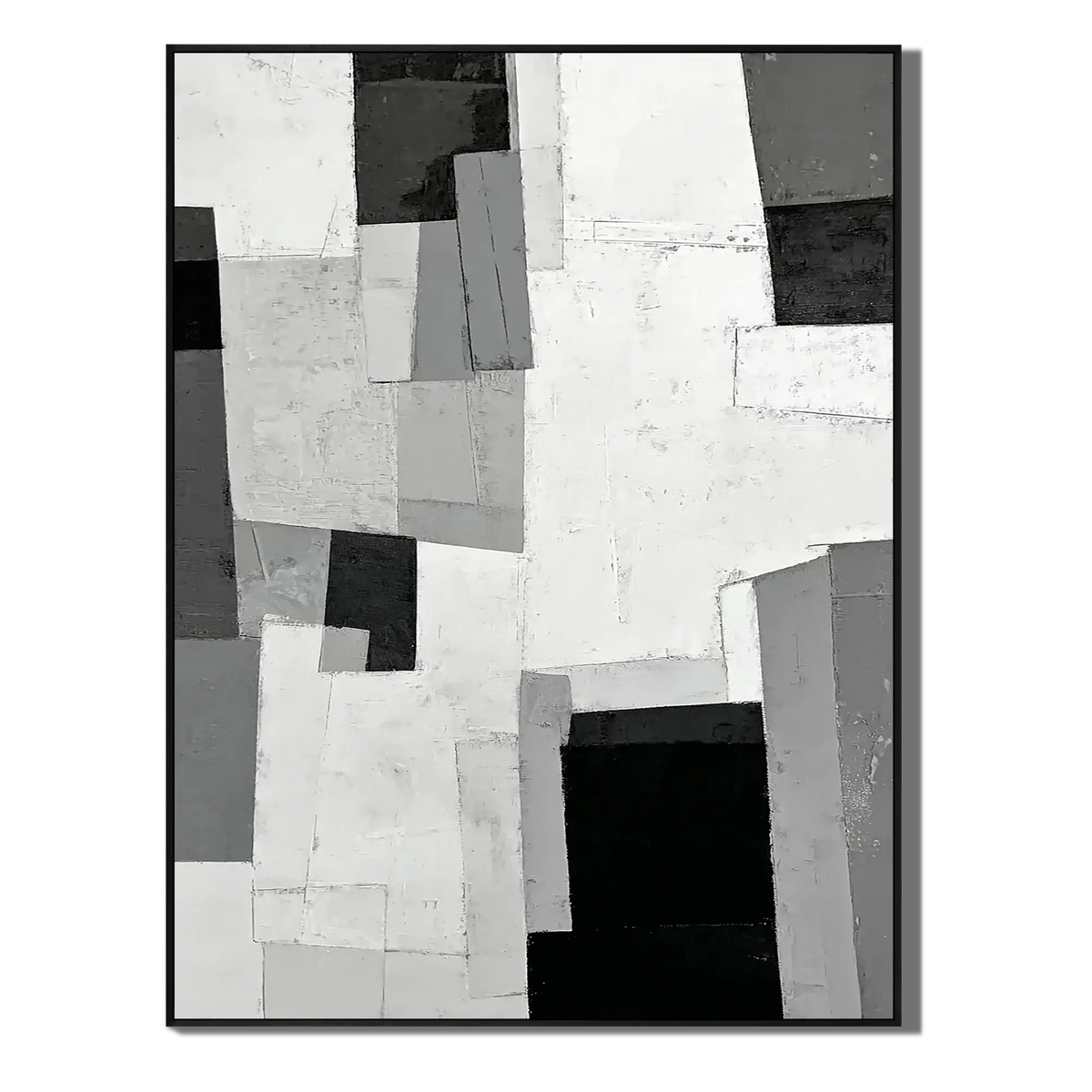 Monochrome Cityscape Wabi Sabi Wall Art