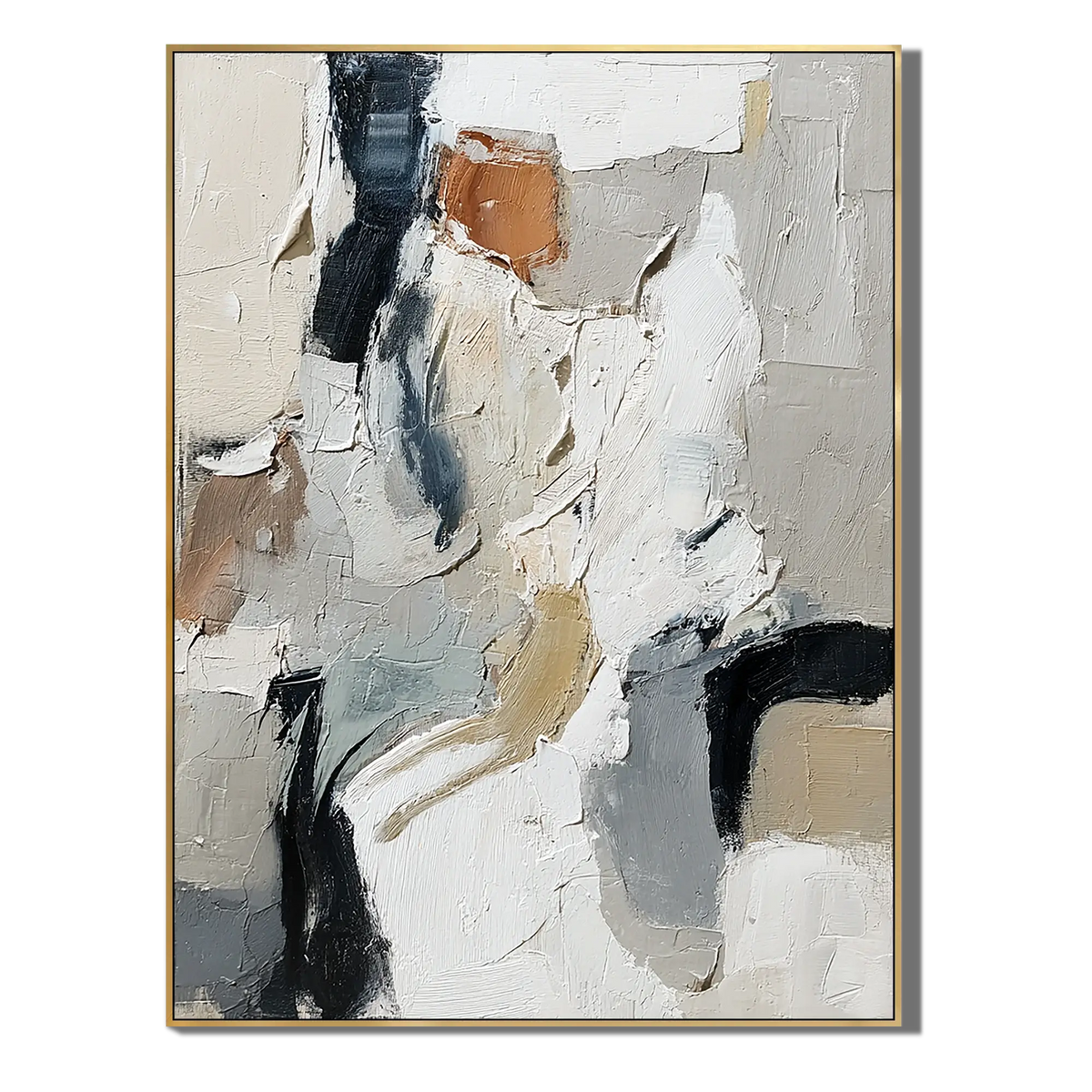 Sienna Blocks Abstract Wall Art